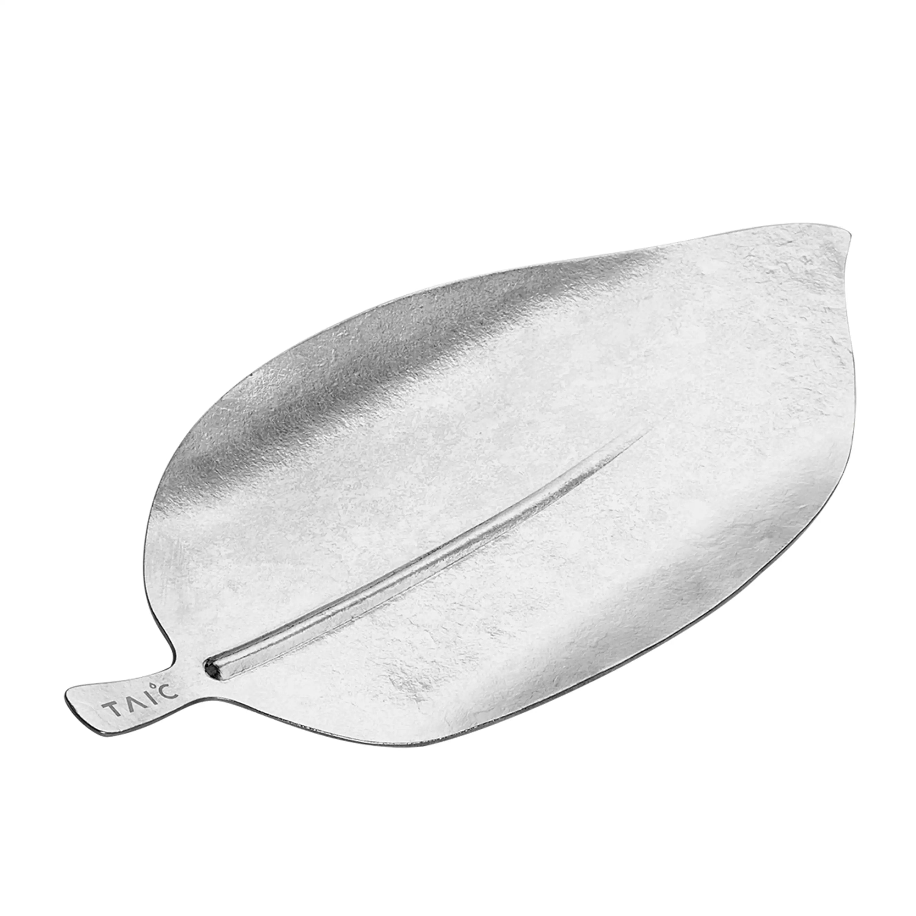 Pure Titanium Leaf Plate